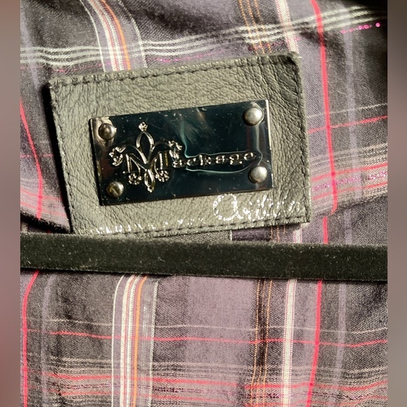 Mackage Aritzia Sophia lamb skin leather cropped motorcycle lng sleeve jacket XS - Picture 3 of 5